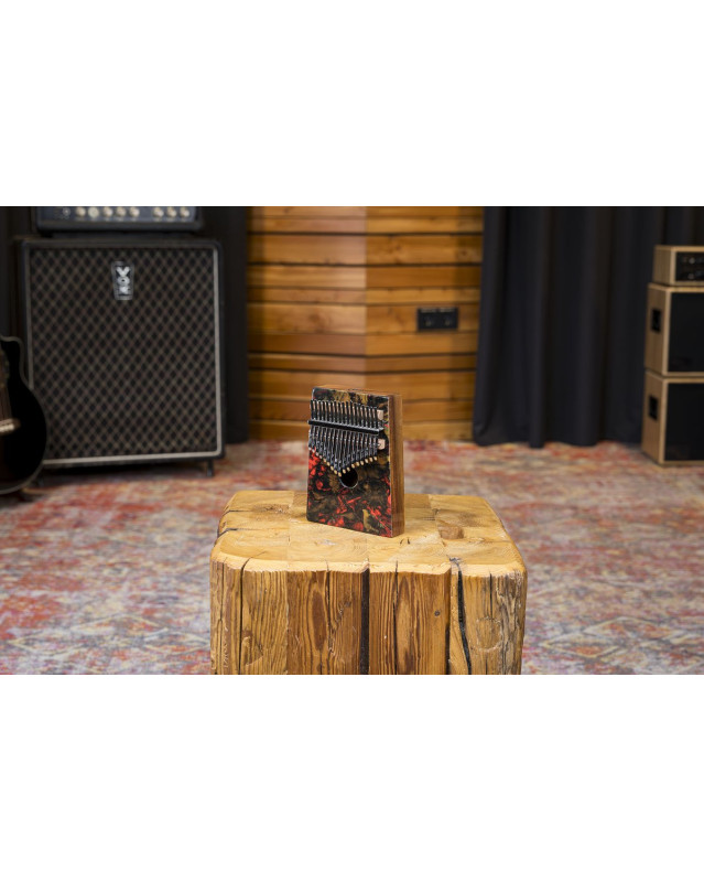 Meinl Percussion KA17LV Sound Hole Designer Kalimba - Lava