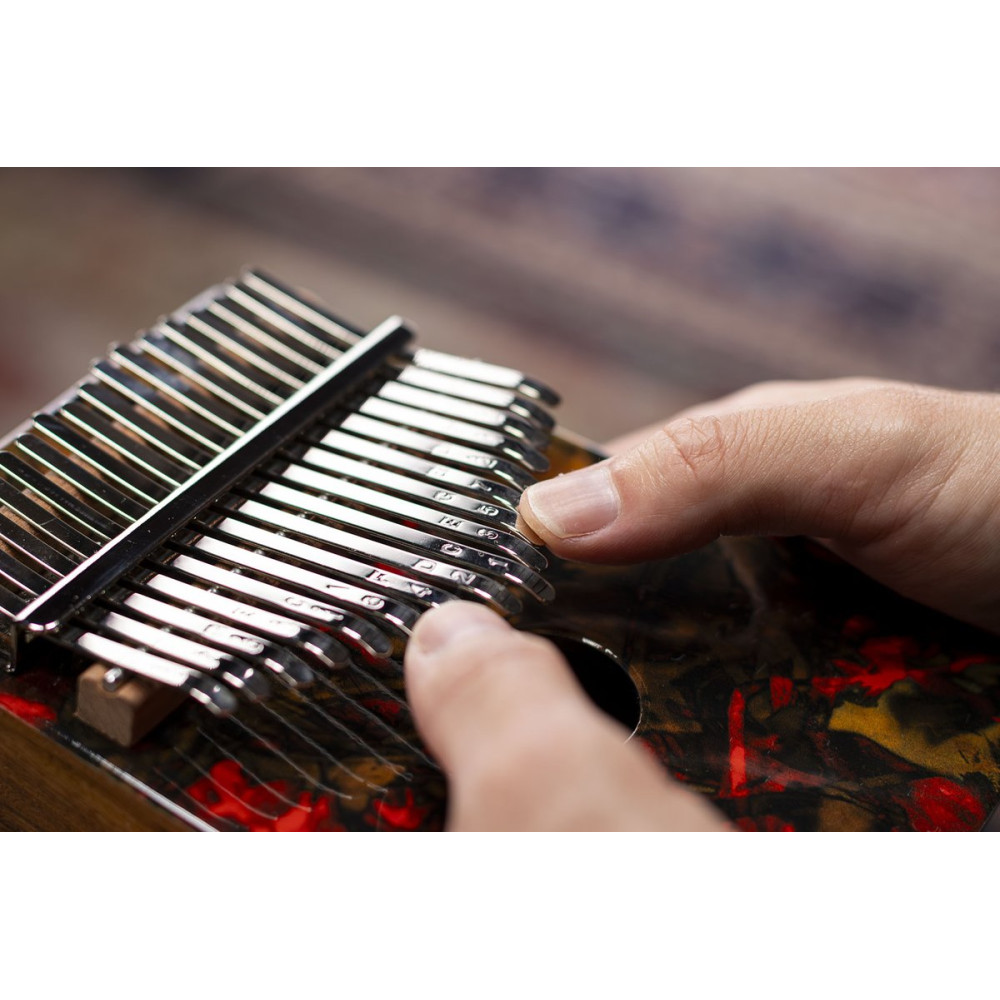 Meinl Percussion KA17LV Sound Hole Designer Kalimba - Lava