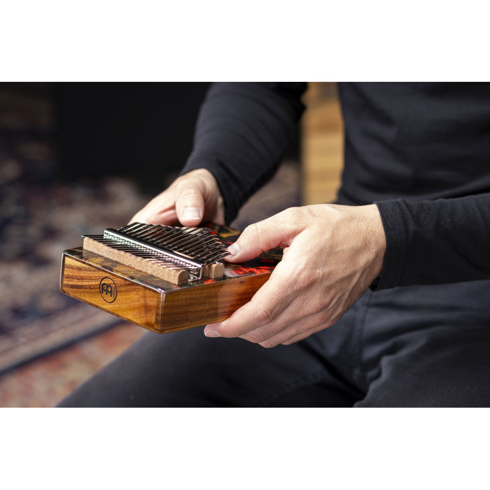 Meinl Percussion KA17LV Sound Hole Designer Kalimba - Lava