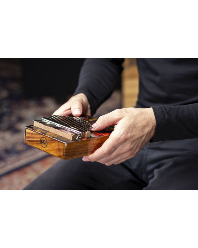 Meinl Percussion KA17LV Sound Hole Designer Kalimba - Lava