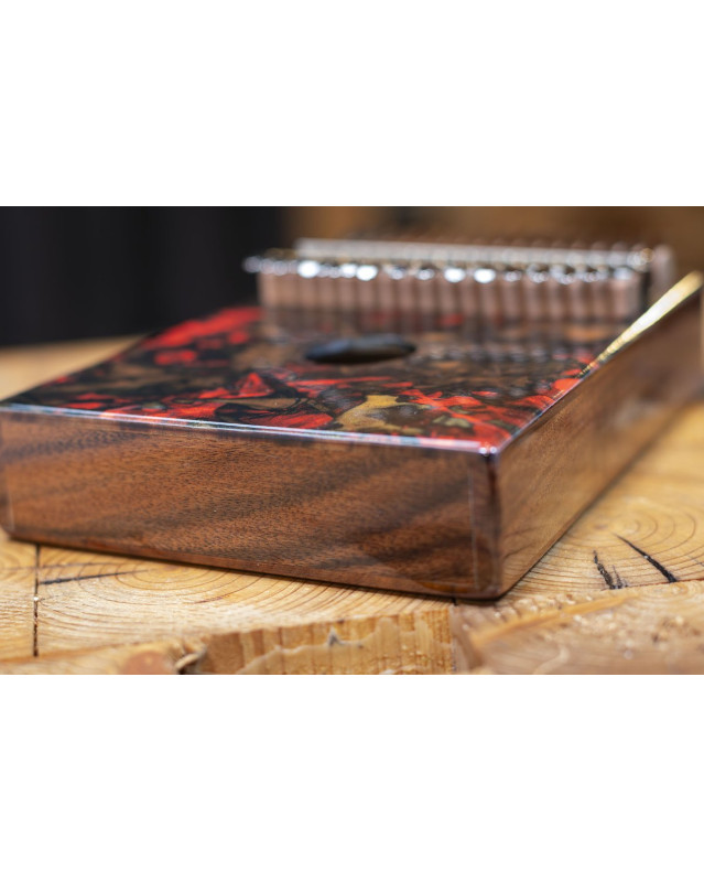 Meinl Percussion KA17LV Sound Hole Designer Kalimba - Lava