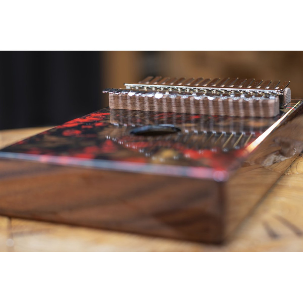 Meinl Percussion KA17LV Sound Hole Designer Kalimba - Lava