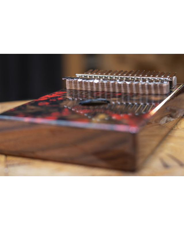 Meinl Percussion KA17LV Sound Hole Designer Kalimba - Lava