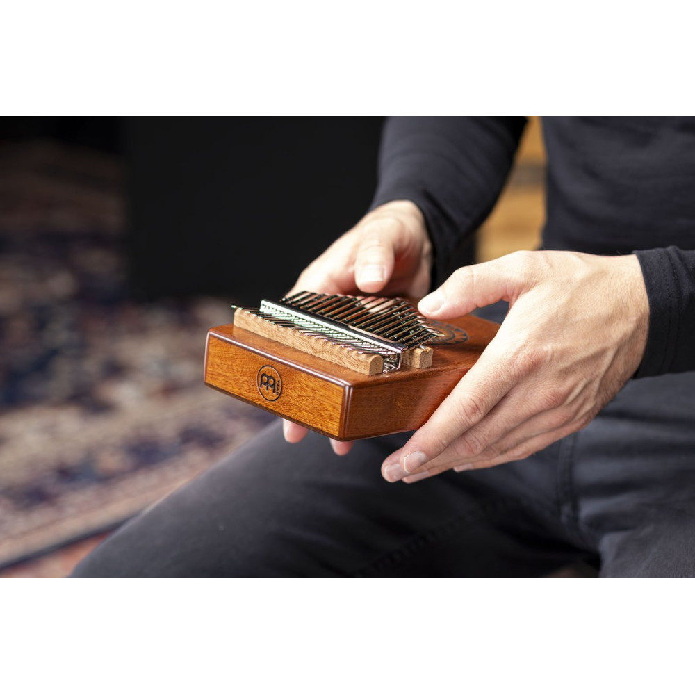Meinl Percussion KA17SU Sound Hole Designer Kalimba - Sun