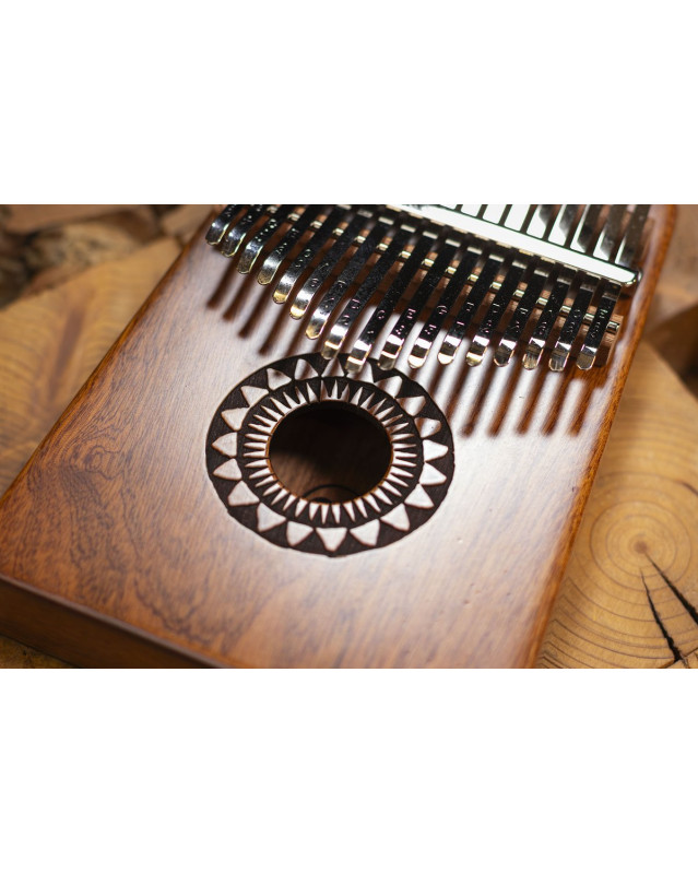 Meinl Percussion KA17SU Sound Hole Designer Kalimba - Sun
