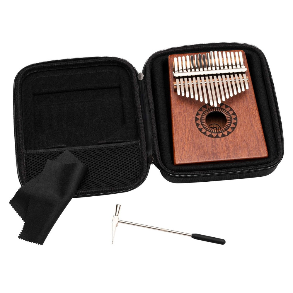 Meinl Percussion KA17SU Sound Hole Designer Kalimba - Sun