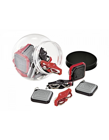 Meinl Percussion KRA1 Key Ring Assortment - 10 Key Ring Shaker/8 Key Ring Tambourines + Fishbowl