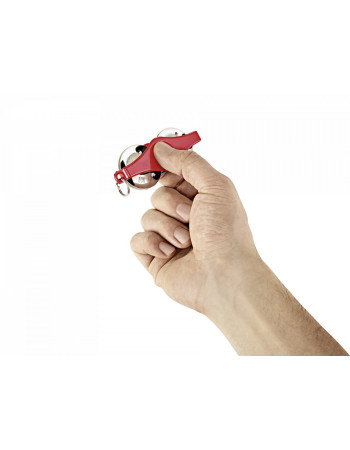 Meinl Percussion KRT-R Key Ring Tambourine - red