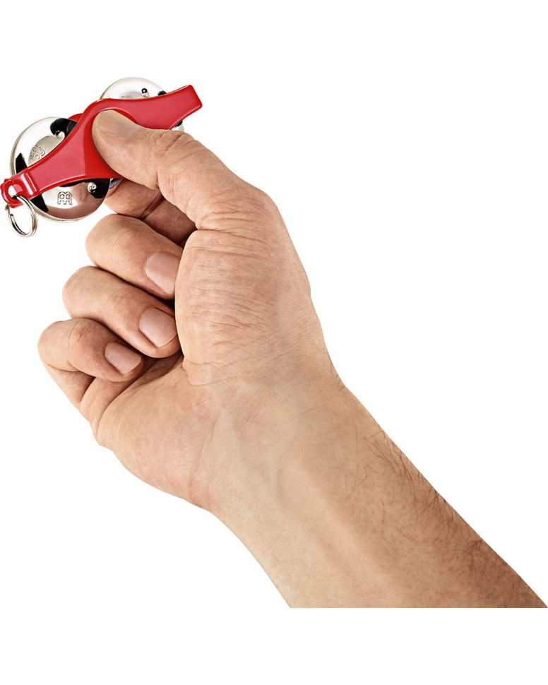 Meinl Percussion KRT-R Key Ring Tambourine - red