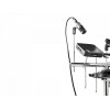 Meinl Percussion MC-MR1 rod with threaded microphone connector - straight
