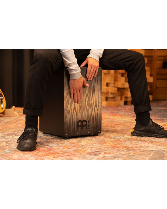 Meinl Percussion MCAJ100BK-CBF Headliner® Series Snare Cajon - Charcoal Black Fade