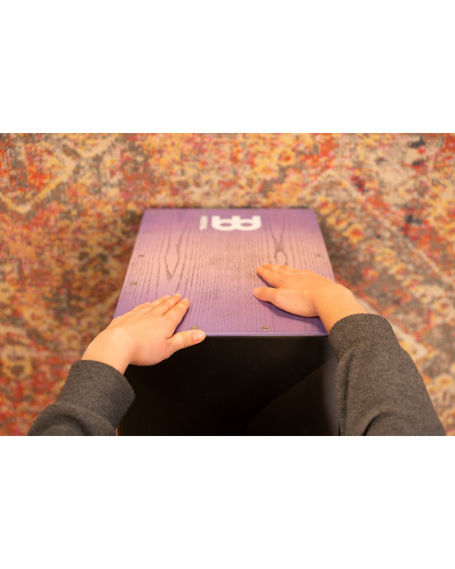 Meinl Percussion MCAJ100BK-LPF Headliner® Series Snare Cajon - Lilac Purple Fade