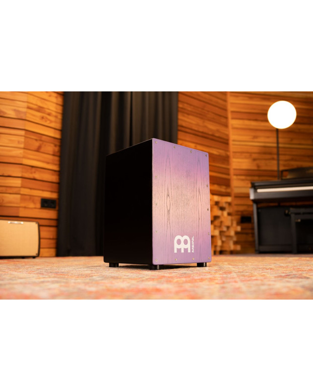 Meinl Percussion MCAJ100BK-LPF Headliner® Series Snare Cajon - Lilac Purple Fade