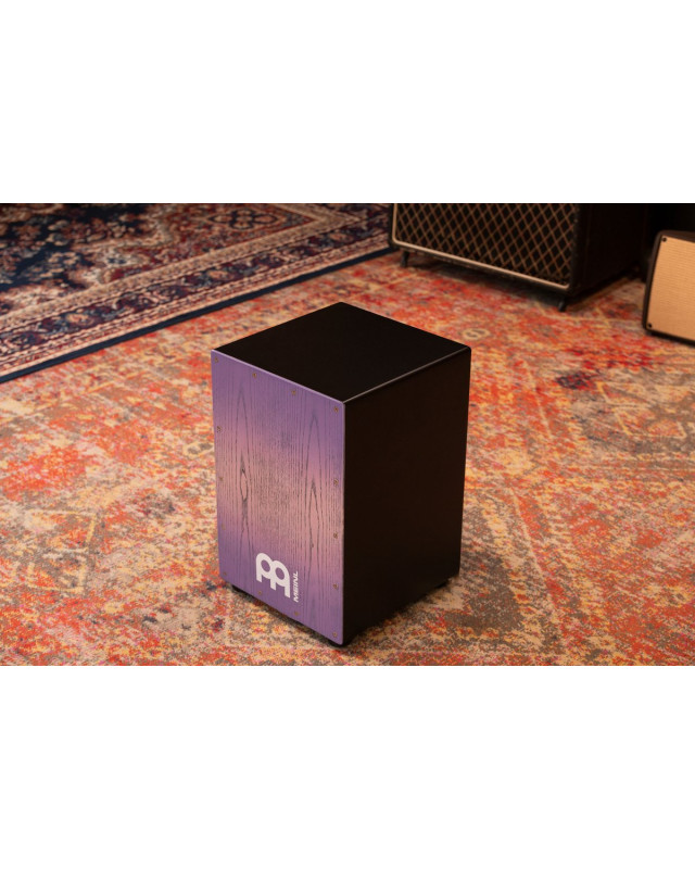Meinl Percussion MCAJ100BK-LPF Headliner® Series Snare Cajon - Lilac Purple Fade