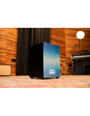 Meinl Percussion MCAJ100BK-PBF Headliner® Series Snare Cajon - Pacific Blue Fade