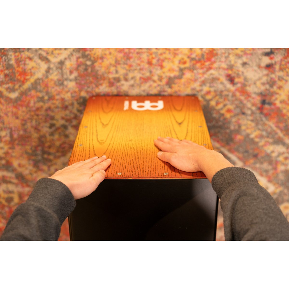 Meinl Percussion MCAJ100BK-SAF Headliner® Series Snare Cajon - Sonoran Amber Fade