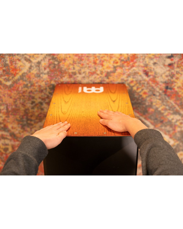 Meinl Percussion MCAJ100BK-SAF Headliner® Series Snare Cajon - Sonoran Amber Fade