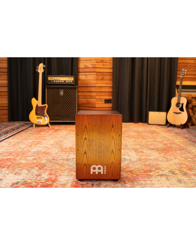 Meinl Percussion MCAJ100BK-SAF Headliner® Series Snare Cajon - Sonoran Amber Fade