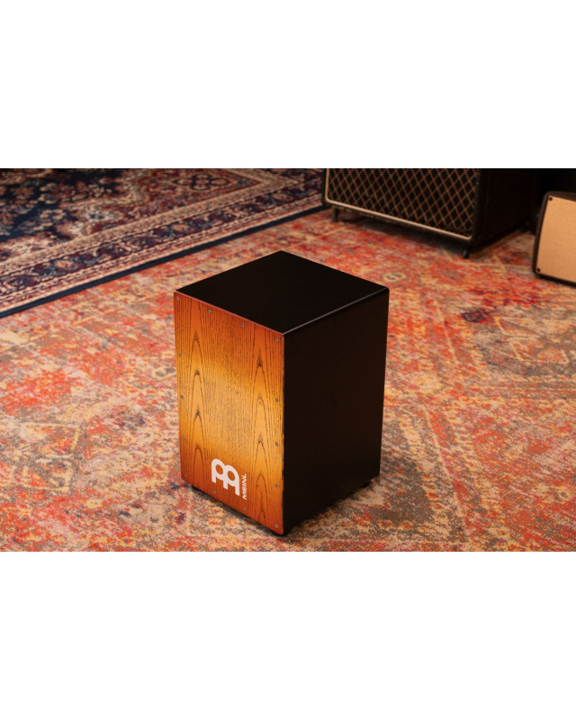 Meinl Percussion MCAJ100BK-SAF Headliner® Series Snare Cajon - Sonoran Amber Fade