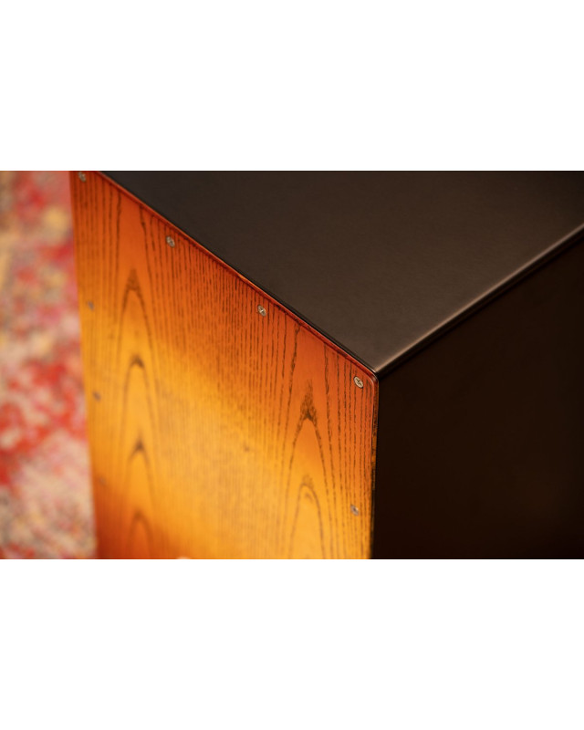 Meinl Percussion MCAJ100BK-SAF Headliner® Series Snare Cajon - Sonoran Amber Fade