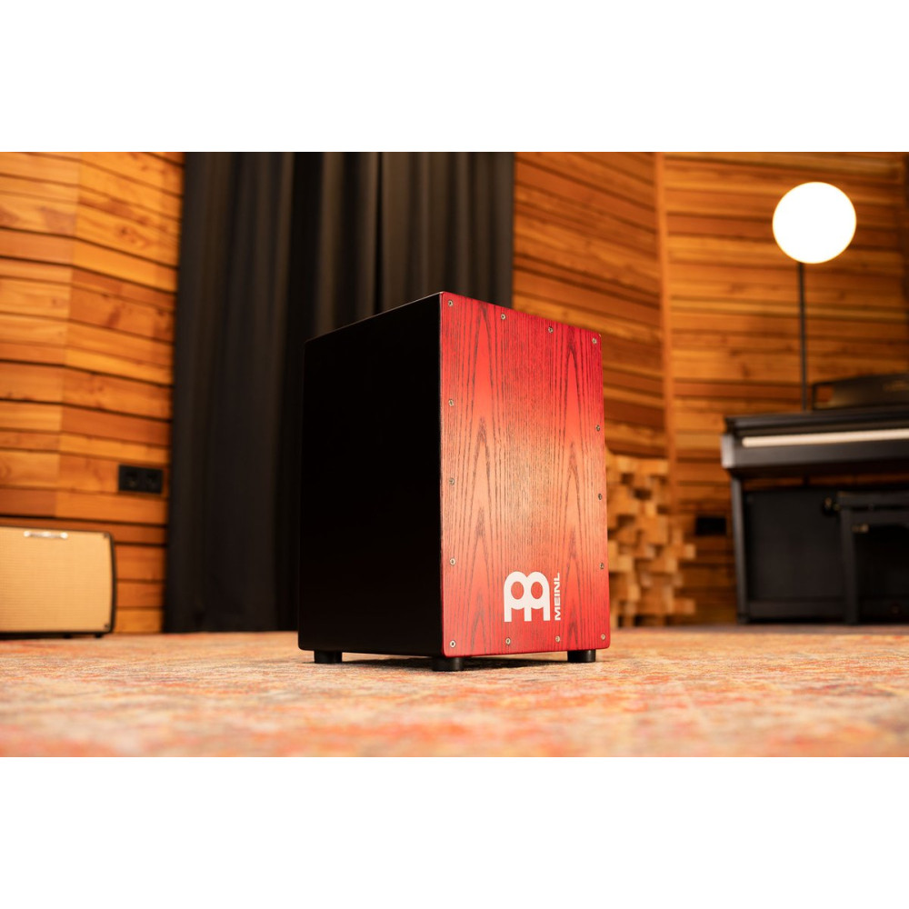 Meinl Percussion MCAJ100BK-TRF Headliner® Series Snare Cajon - Tango Red Fade