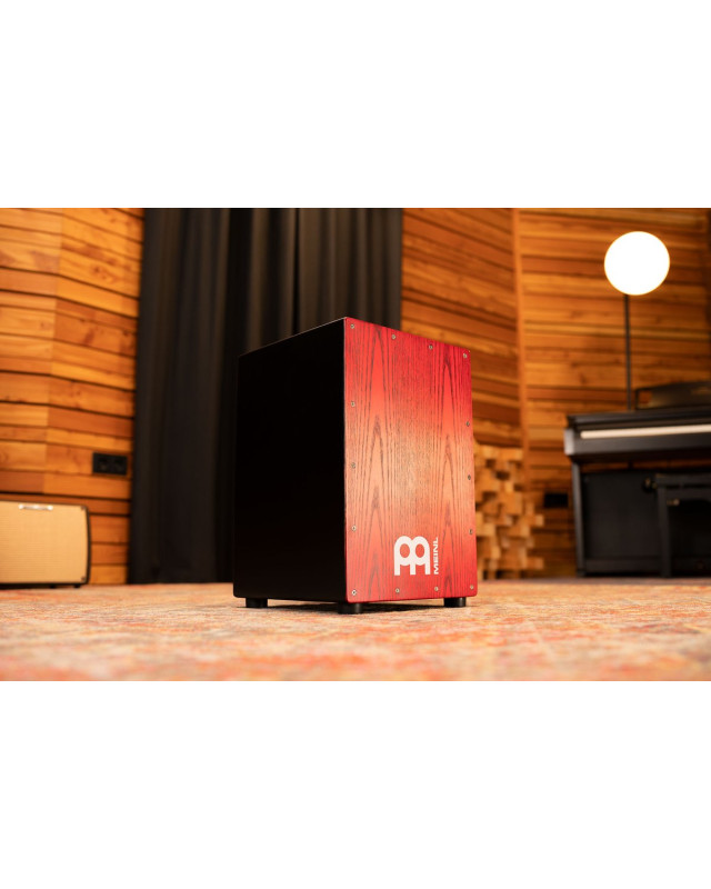 Meinl Percussion MCAJ100BK-TRF Headliner® Series Snare Cajon - Tango Red Fade