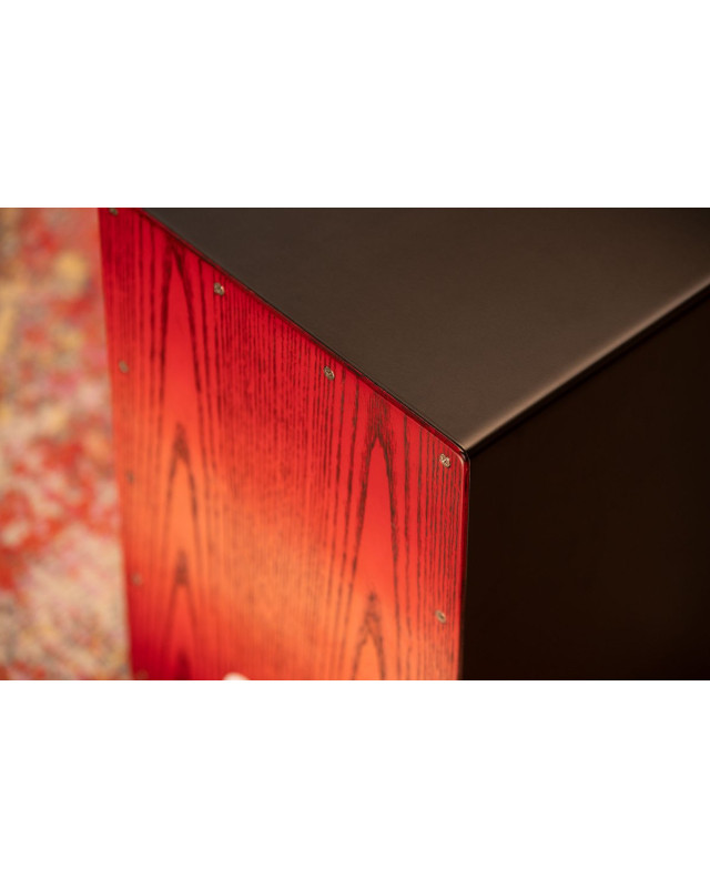 Meinl Percussion MCAJ100BK-TRF Headliner® Series Snare Cajon - Tango Red Fade