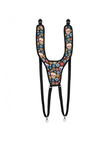 Meinl Percussion MDJS1DA Designer Djembe Strap - Day Of The Dead