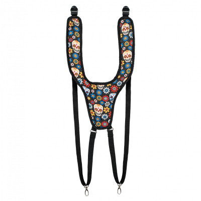 Meinl Percussion MDJS1DA Designer Djembe Strap - Day Of The Dead
