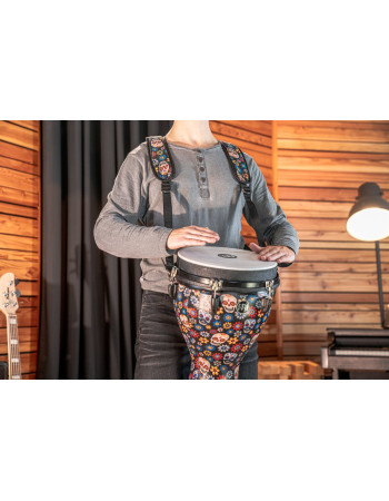 Meinl Percussion MDJS1DA Designer Djembe Strap - Day Of The Dead