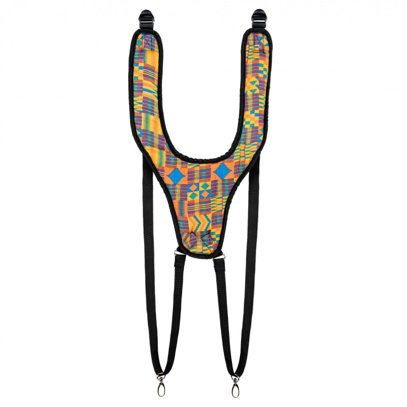 Meinl Percussion MDJS1KQ Designer Djembe Strap - Kenyan Quilt
