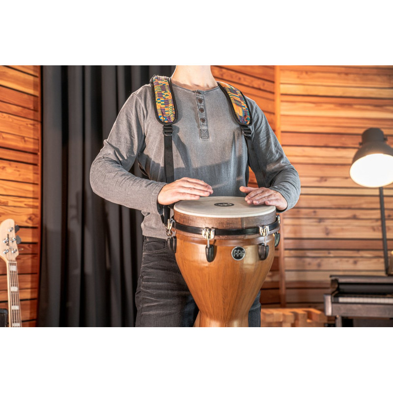 Meinl Percussion MDJS1KQ Designer Djembe Strap - Kenyan Quilt