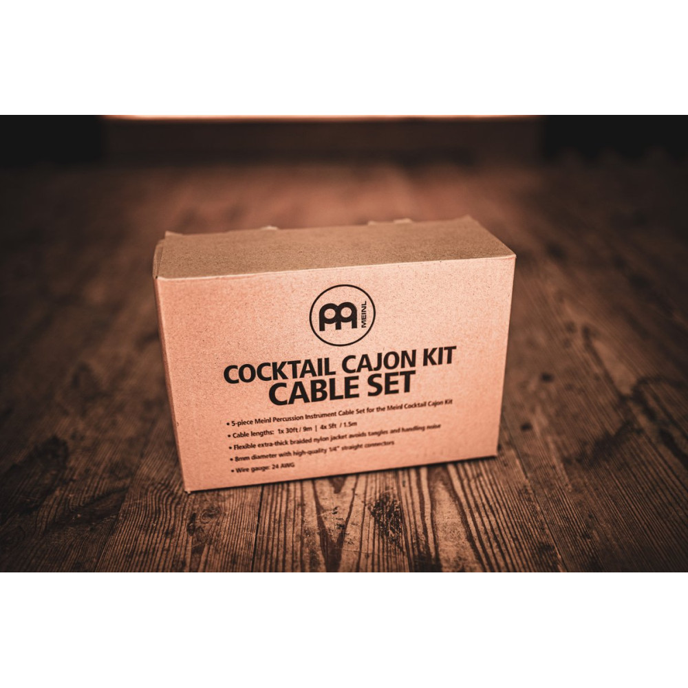 Meinl Percussion MPICS1 Cocktail Cajon Instrument Cable Set