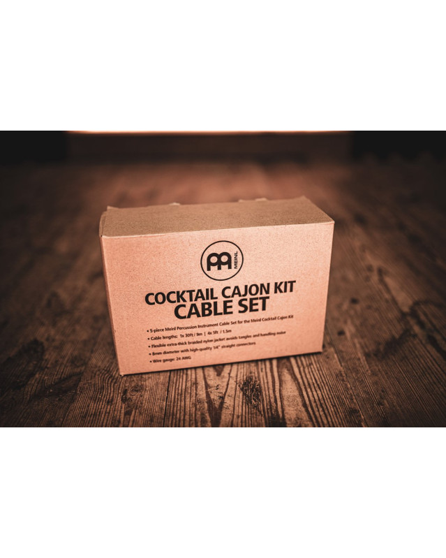 Meinl Percussion MPICS1 Cocktail Cajon Instrument Cable Set