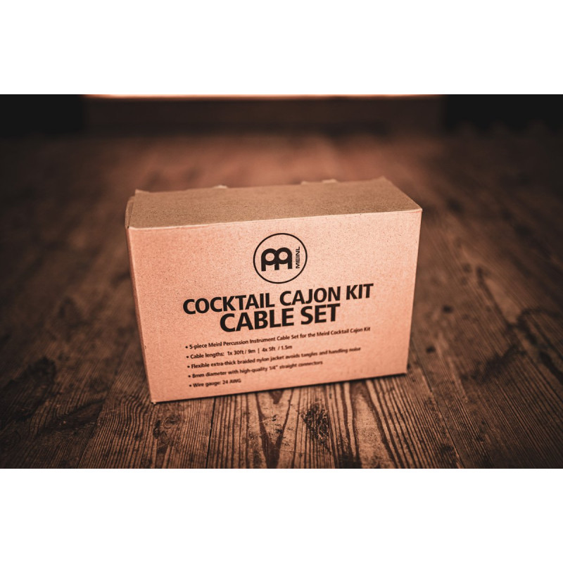 Meinl Percussion MPICS1 Cocktail Cajon Instrument Cable Set