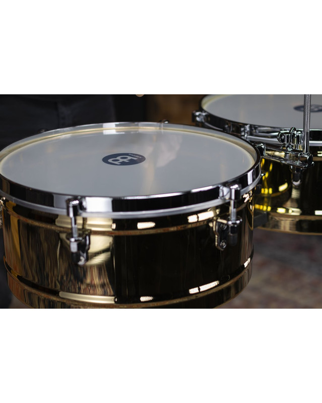 Meinl Percussion MTS1415B Marathon Series® Brass Timbales 14