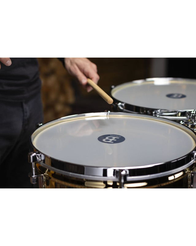 Meinl Percussion MTS1415B Marathon Series® Brass Timbales 14