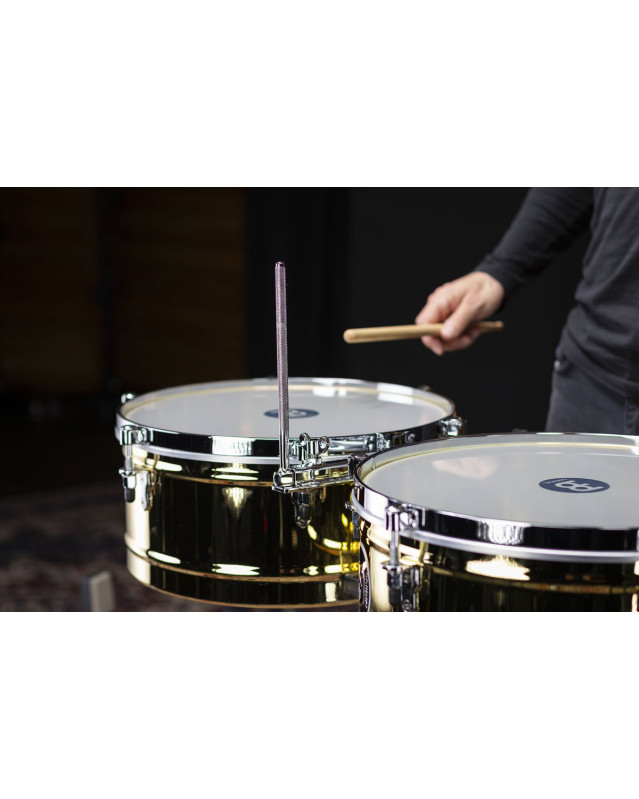 Meinl Percussion MTS1415B Marathon Series® Brass Timbales 14