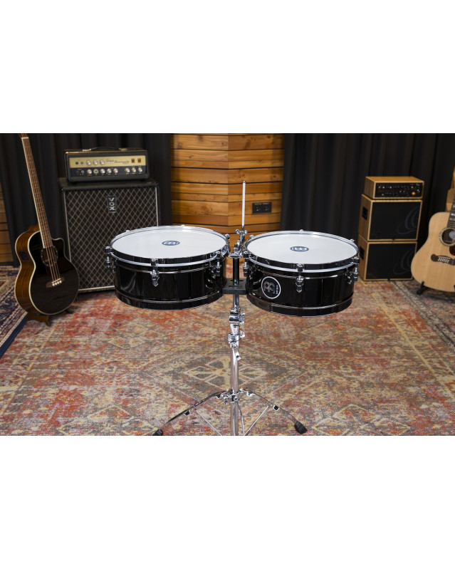 Meinl Percussion MTS1415BN Marathon Series® Black Nickel Timbales 14