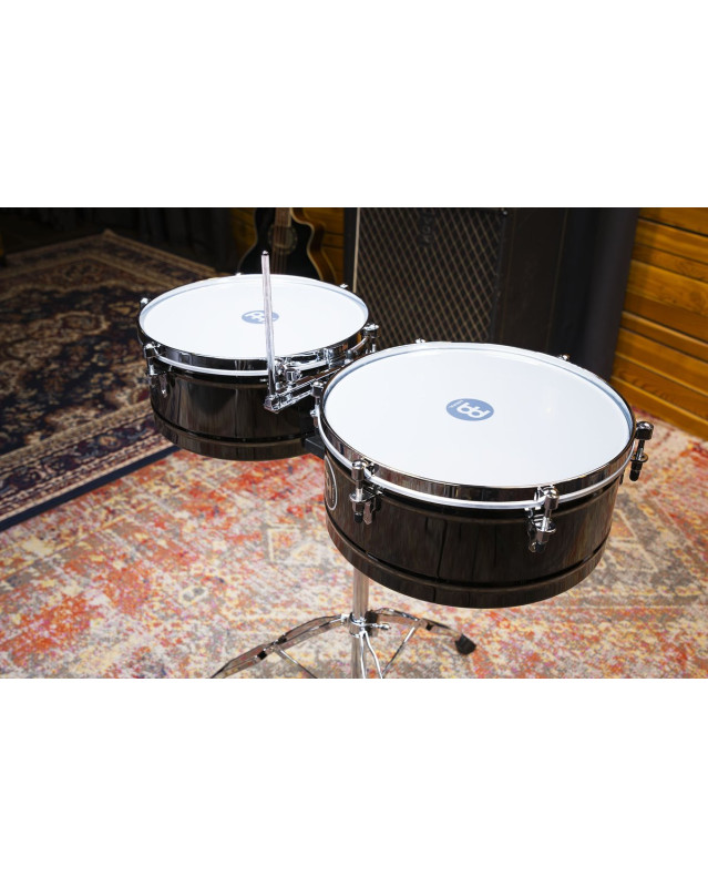 Meinl Percussion MTS1415BN Marathon Series® Black Nickel Timbales 14