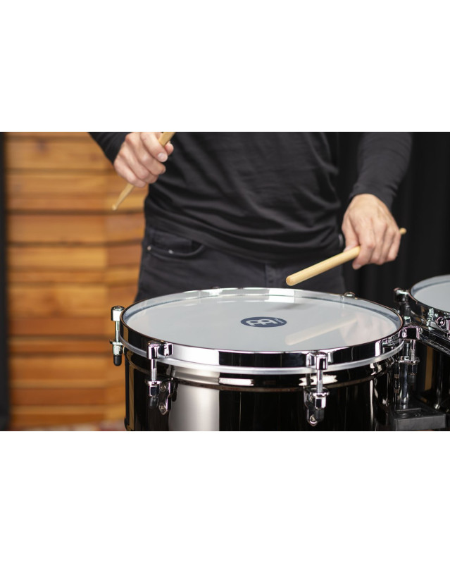 Meinl Percussion MTS1415BN Marathon Series® Black Nickel Timbales 14