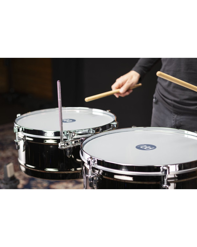 Meinl Percussion MTS1415BN Marathon Series® Black Nickel Timbales 14