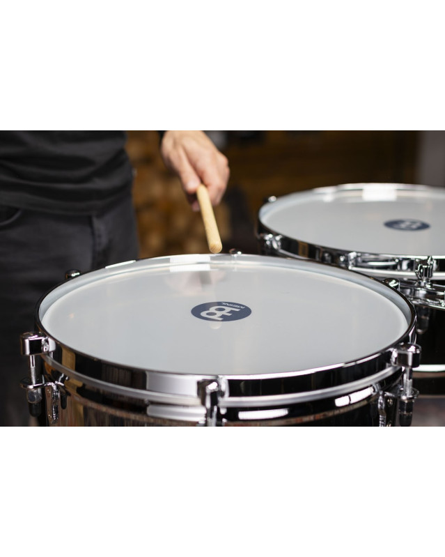 Meinl Percussion MTS1415CH Marathon Series® Chrome Timbales 14