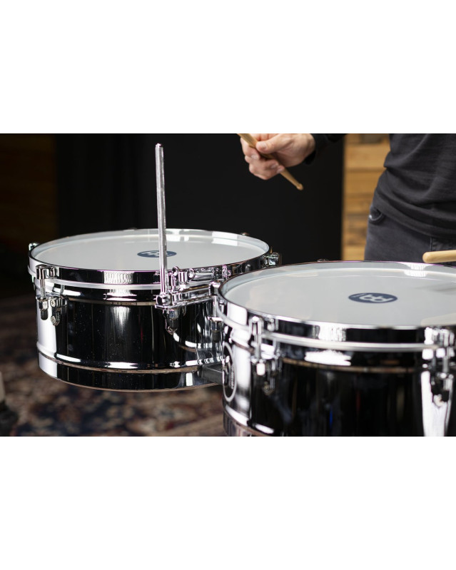 Meinl Percussion MTS1415CH Marathon Series® Chrome Timbales 14