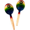 Meinl Percussion MWM1MC Wood Maracas - multi-color