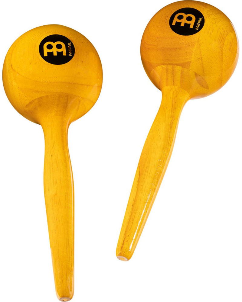 Meinl Percussion MWM2AM Round Wood Maracas - Amber