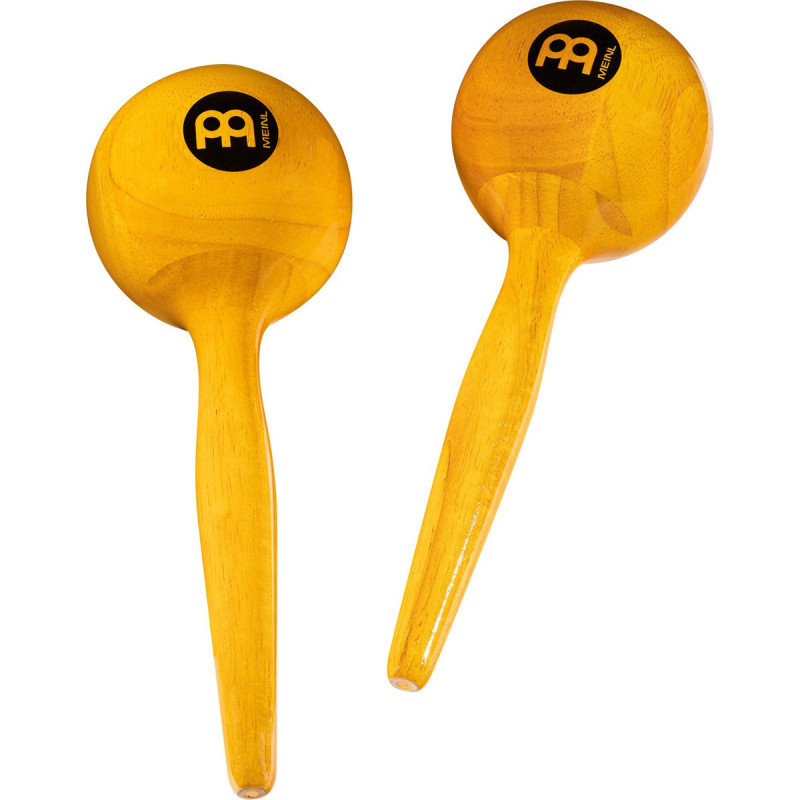 Meinl Percussion MWM2AM Round Wood Maracas - Amber