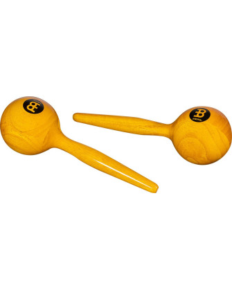 Meinl Percussion MWM2AM Round Wood Maracas - Amber