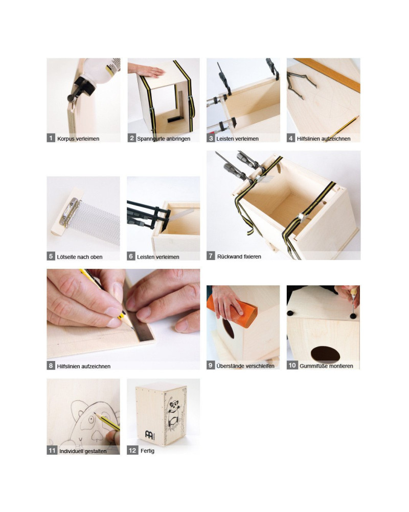 Meinl Percussion MYO-CAJ Make Your Own Cajon