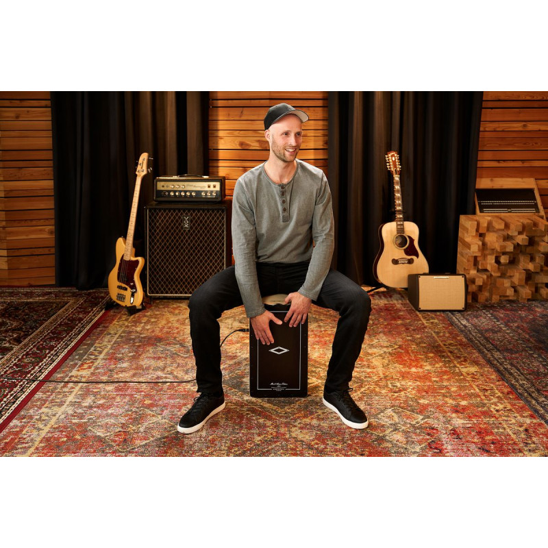 Meinl Percussion PAESLDOB Artisan Edition Pickup Cajon Soleá Line - Dark Olive Burst